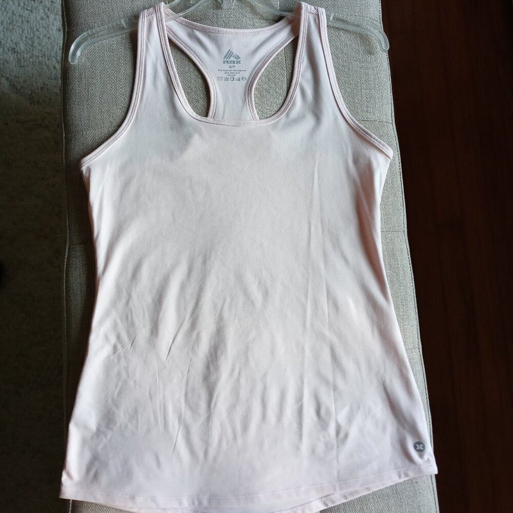 RBX Light Pink Racerback Tank Small